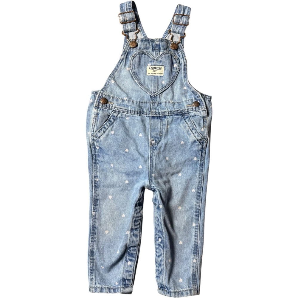 Osh Kosh B’gosh Heart Denim Overalls